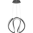 Waving - Pendant  led light earth black - PCWN2818EK
