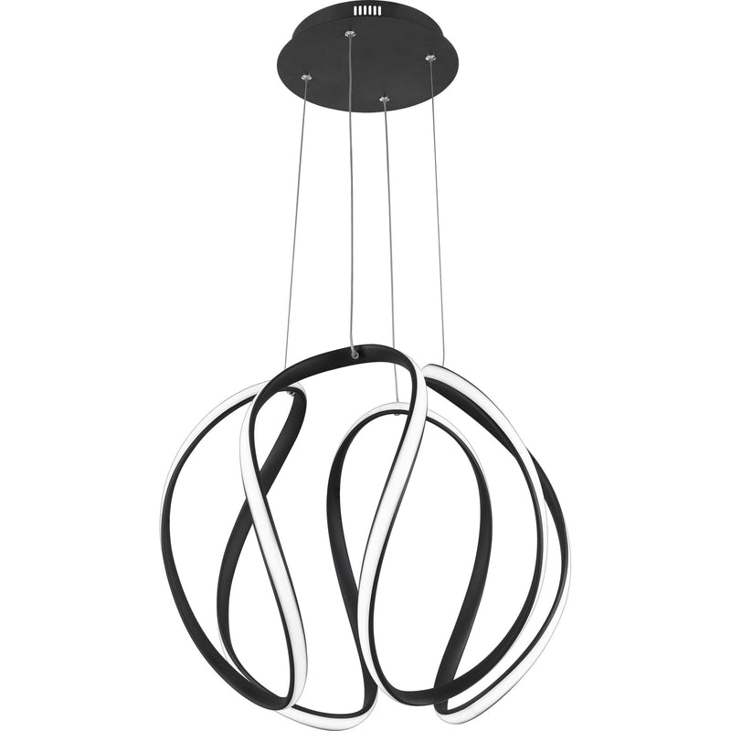 Waving - Pendant  led light earth black - PCWN2818EK