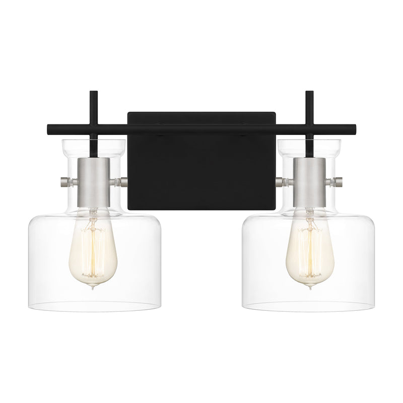 pen8616mbk - vanity 2 light Matte Black - www.donslighthouse.ca