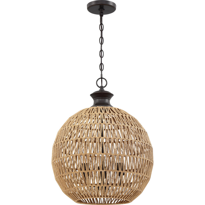Casablanca - Pendant 3lt palladian bronze - QF4034PN