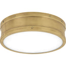 Ahoy - Flush mount led light weathered brass - QF5224WS