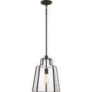 Haverford - Pendant 1 light rustic black - QF5228RK