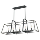 Lincoln - Linear chandelier 5 light distressed iro - QF5277DO
