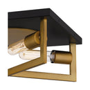 Brunson - Flushmount 4 lights aged brass - QFL5353AB