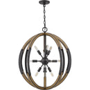 Babaton - Pendant 10 light old black finish - QOP5181OK