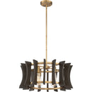 Cordelia - Pendant  4 light aged brass - QOP5196AB