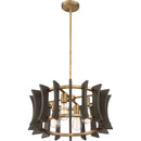 Cordelia - Pendant  4 light aged brass - QOP5196AB