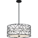 Newcastle - Pendant 4 light matte black - QOP5274MBK