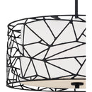 Newcastle - Pendant 4 light matte black - QOP5274MBK