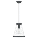 Bristol - Mini pendant 1 light mottle black - QP5260MB