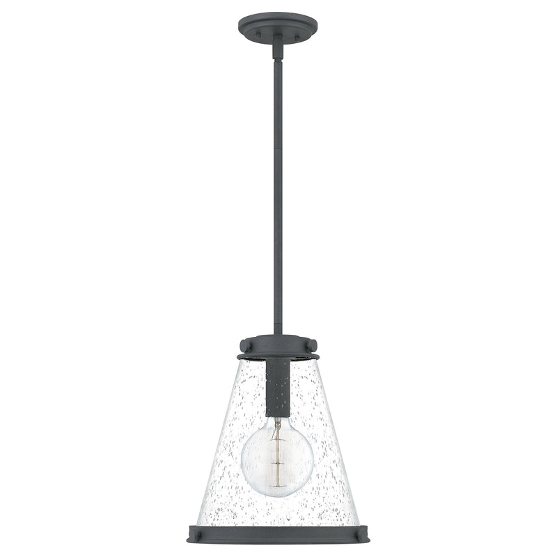 Bristol - Mini pendant 1 light mottle black - QP5260MB