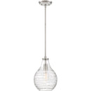 Genie - Mini pendant 1 light  brushed nickel - QPP4019BN