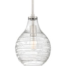 Genie - Mini pendant 1 light  brushed nickel - QPP4019BN