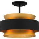 qsf5570ek - semi flush Earth Black - www.donslighthouse.ca