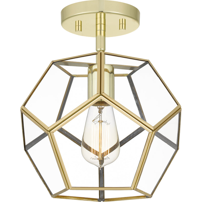 qsf5593b - semi flush Polished Brass - www.donslighthouse.ca