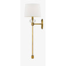 Barbour - Wall 1 light weathered brass - QW4071WS