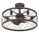 Dury - Fandelier 5 light palladian bronze - RDY3122PN
