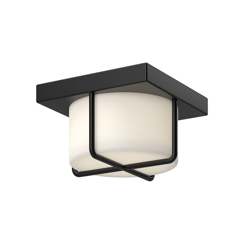 fm45907-bk-op - flush mount Black/Opal Glass - www.donslighthouse.ca