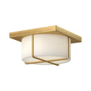 fm45910-bg-op - flush mount Brushed Gold/Opal Glass - www.donslighthouse.ca