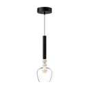pd30501-bk-cl - mini pendant Black/Clear Glass - www.donslighthouse.ca