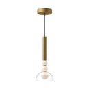pd30502-bg-cl - mini pendant Brushed Gold/Clear Glass - www.donslighthouse.ca