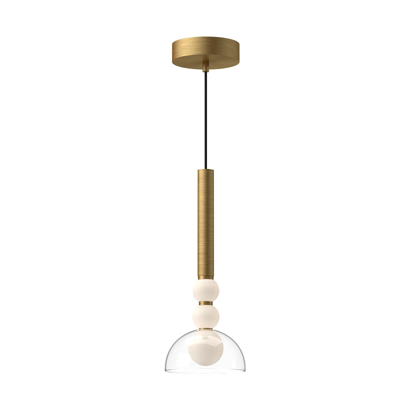 pd30502-bg-cl - mini pendant Brushed Gold/Clear Glass - www.donslighthouse.ca