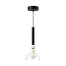 pd30502-bk-cl - mini pendant Black/Clear Glass - www.donslighthouse.ca