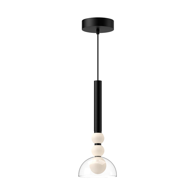 pd30502-bk-cl - mini pendant Black/Clear Glass - www.donslighthouse.ca