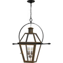Rue De Royal - Outdoor hanging 4 light industrial bronz - RO1914IZ