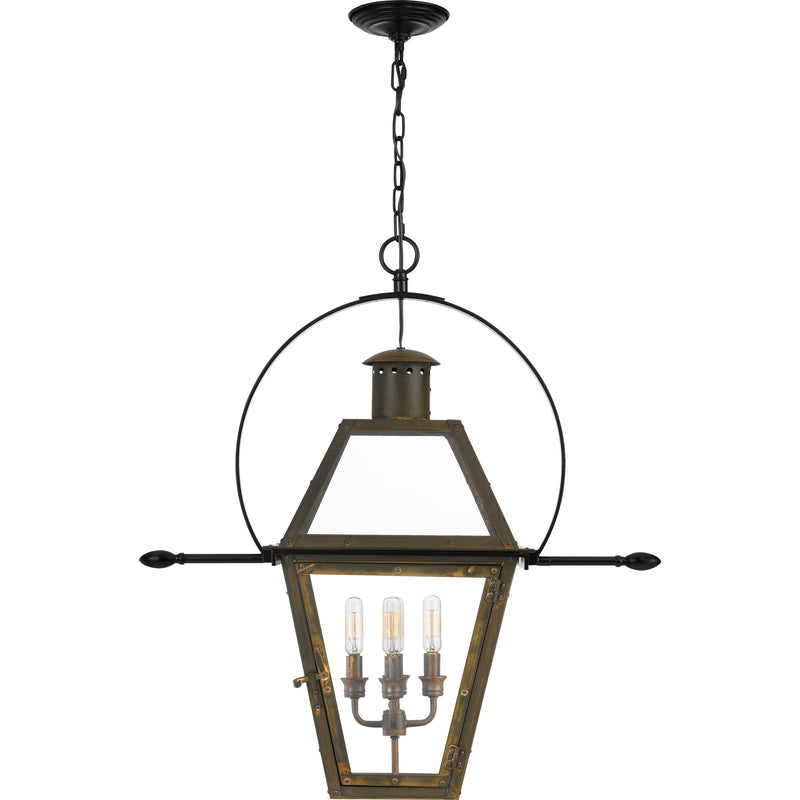 Rue De Royal - Outdoor hanging 4 light industrial bronz - RO1914IZ