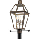Rue De Royal - Outdoor post 4 light industrial bronze - RO9014IZ