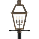 Rue De Royal - Outdoor post 4 light industrial bronze - RO9014IZ