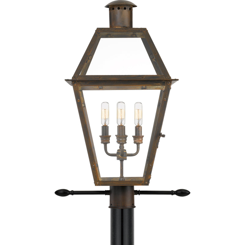 Rue De Royal - Outdoor post 4 light industrial bronze - RO9014IZ