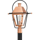 Rue De Royal - Outdoor post 1 light aged copper - RO9018AC