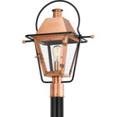 Rue De Royal - Outdoor post 1 light aged copper - RO9018AC