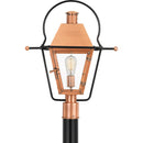 Rue De Royal - Outdoor post 1 light aged copper - RO9018AC