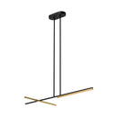 lp28748-bk-bg - linear pendant Black/Brushed Gold - www.donslighthouse.ca