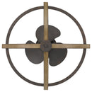 Shire - Fandelier 4 light rustic black - SHR3123RK