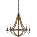 shr5005rk - chandelier Rustic Black - www.donslighthouse.ca