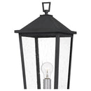 Stoneleigh - Outdoor post 1 light mottled black - STNL9009MB