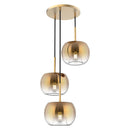 ch57514-bg-cp - multi-light pendant Brushed Gold/Copper - www.donslighthouse.ca