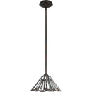 Maybeck - Mini pendant tiffany 1 light valiant bro - TFMK1508VA