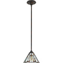 Maybeck - Mini pendant tiffany 1 light valiant bro - TFMK1508VA