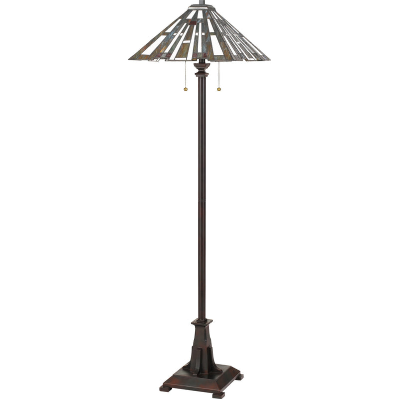 Maybeck - Floor lamp tiffany 2 light valiant bronz - TFMK9362VA