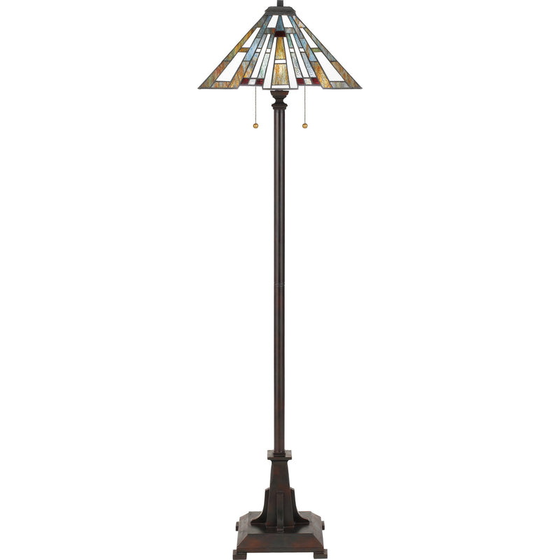 Maybeck - Floor lamp tiffany 2 light valiant bronz - TFMK9362VA