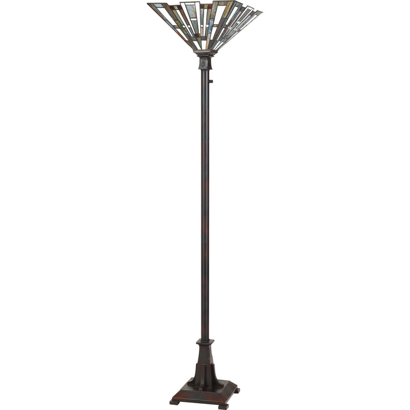 Maybeck - Torchiere tiffany 1 light valiant bronze - TFMK9471VA