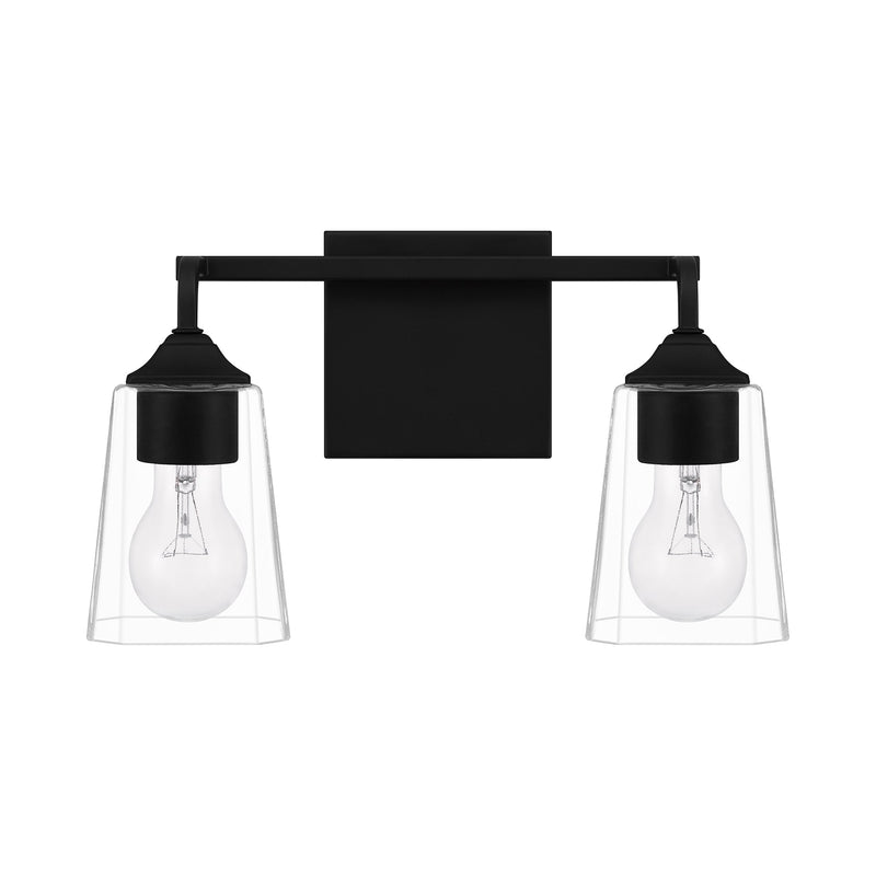 Thoresby - Bath 2 lights matte black - THO8614MBK