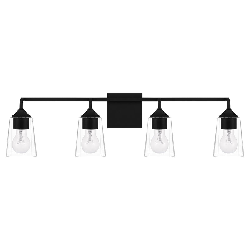 Thoresby - Bath 4 lights matte black - THO8631MBK