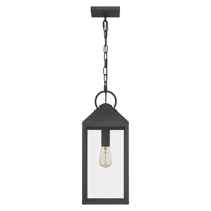 Thorpe - Mini pendant 1 light mottled black - TPE1508MB