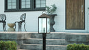 Thorpe - Outdoor post 1 light mottled black - TPE9008MB